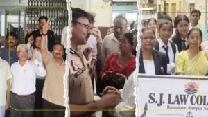 Chaos in Kanpur Court: कानपुर कचहरी परिसर राष्ट्रीय लोक अदालत के दिन अधिवक्ताओं ने किया हंगामा,परिसर में गूंजे बहिष्कार के नारे,पुलिस कमिश्नर ने संभाली स्थिति