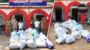 मड़ियांव में नकली गुटखा फैक्ट्री का बड़ा भंडाफोड़, 5 लाख का माल जब्त