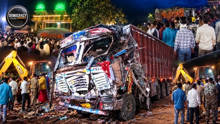 Gwalior Sheetla Mata Mandir Accident: बेकाबू ट्रक ने भक्ति में लीन श्रद्धालुओं को रौंदा, 18 की मौत, 30 घायल